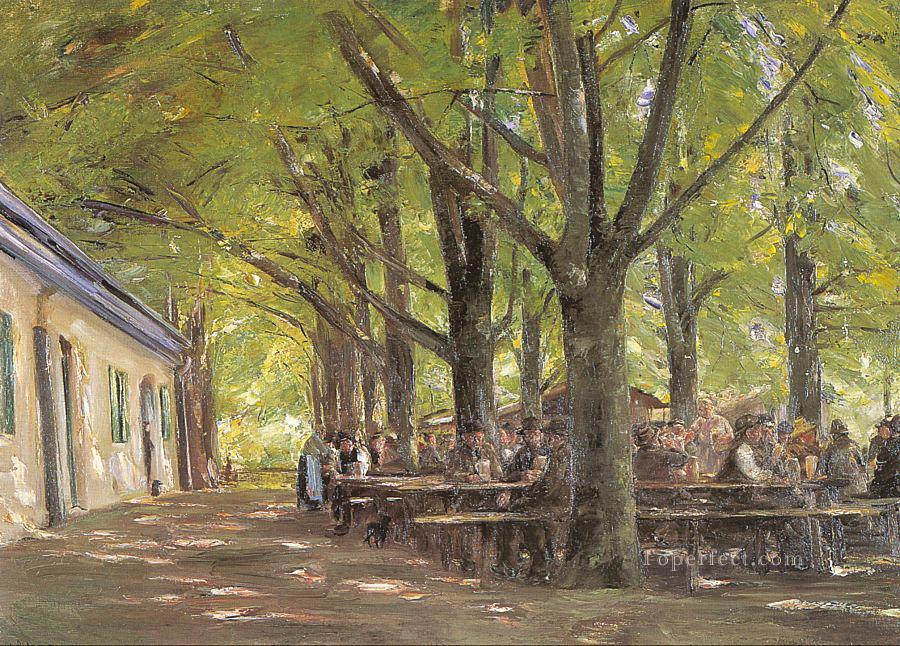 a country brasserie brannenburg bavaria 1894 Max Liebermann German Impressionism Oil Paintings